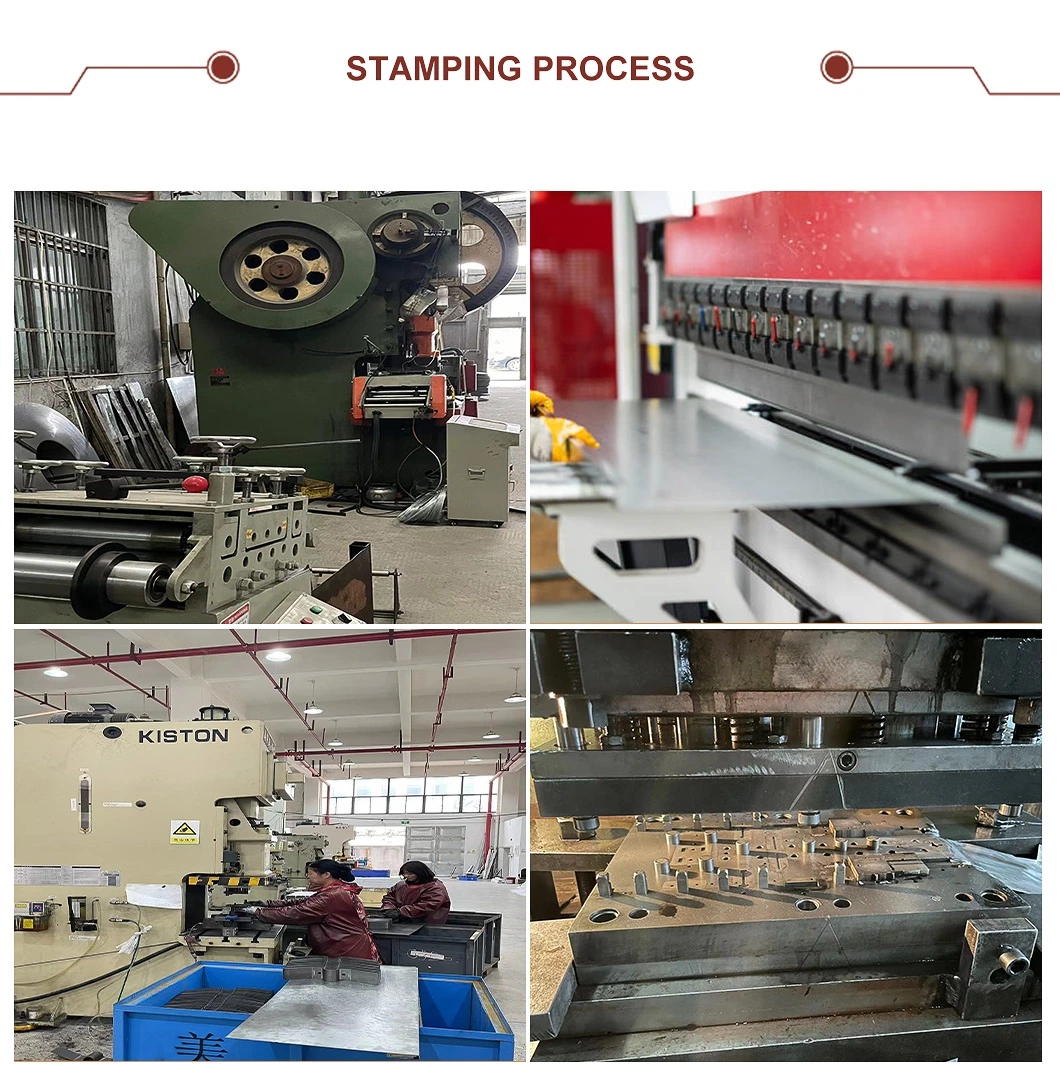 Precision Metal Stamping Aluminum Stainless Steel Stamping Custom Sheet Metal Stamping for Panel Electrical Equipment